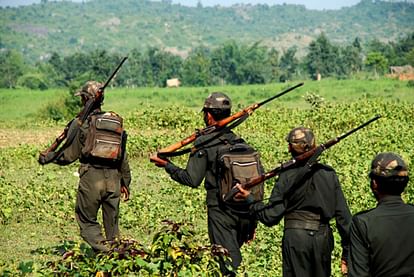 Security forces encounter naxalites in Dantewada Chhattisgarh, two naxalites killed