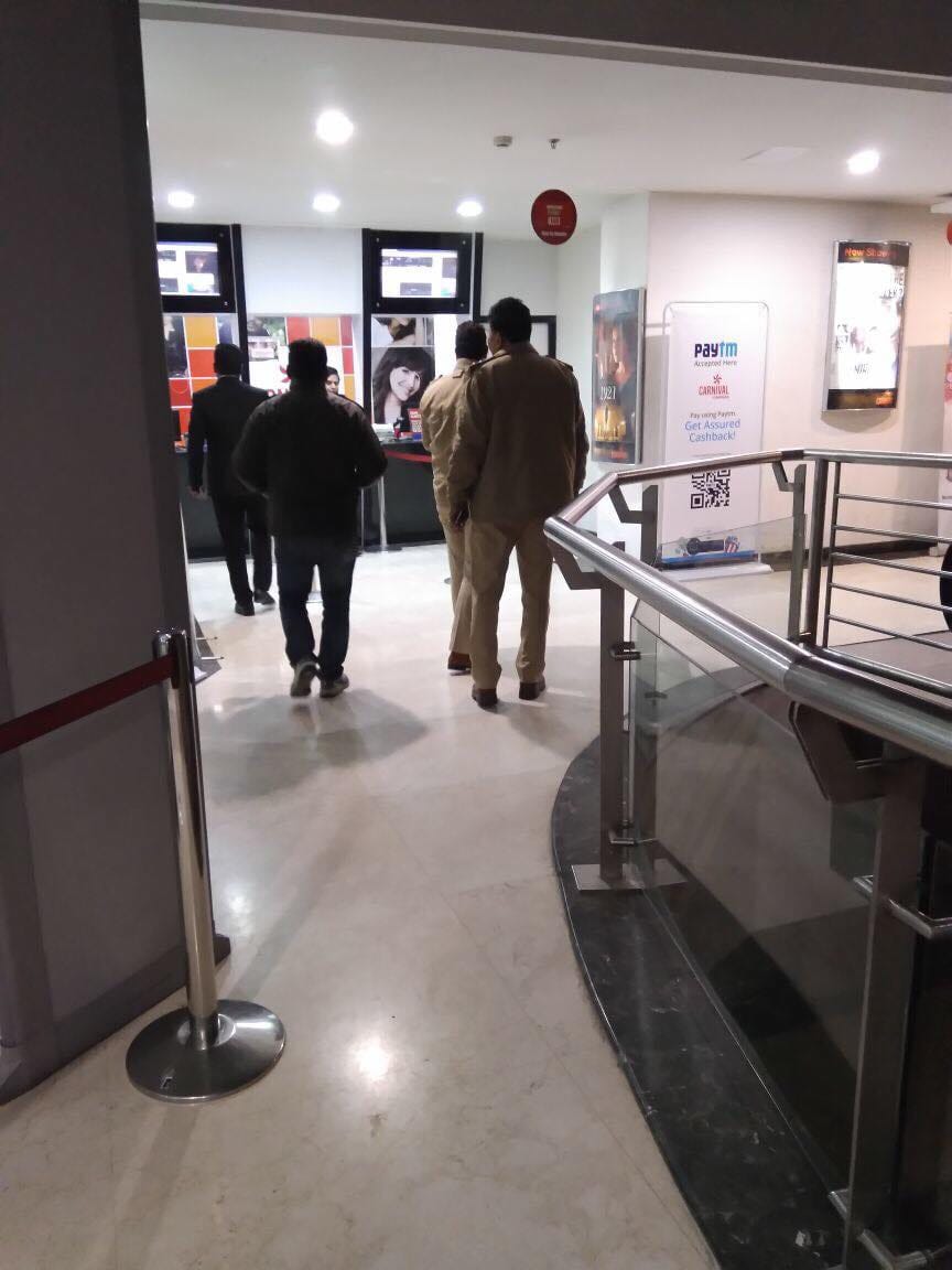 police deploy on padmavat special paid show at dehradun