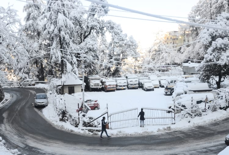 cold wave in himachal after fresh snowfall