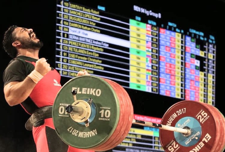 vikas thakur of hamirpur won four gold medal in weightlifting