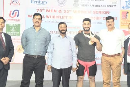 vikas thakur of hamirpur won four gold medal in weightlifting