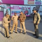 police outside multiplex