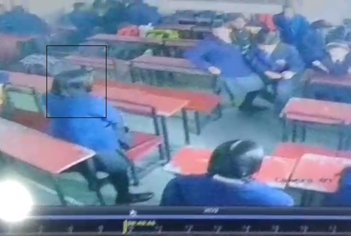police got cctv footage of brightland school lucknow
