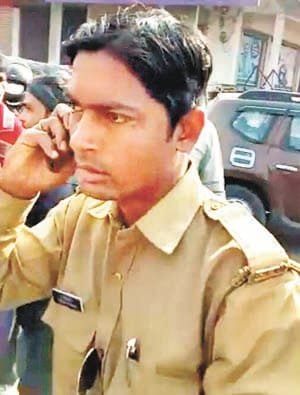 Home guards beaten by traffic