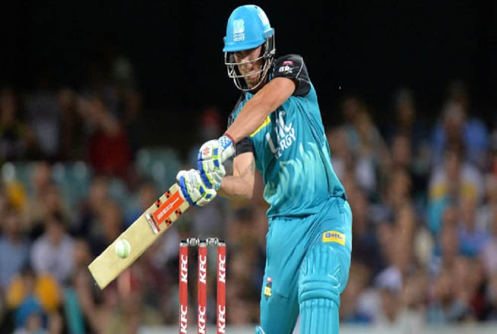 chris lynn hits 11 sixes in practice match ahead of big bash League return
