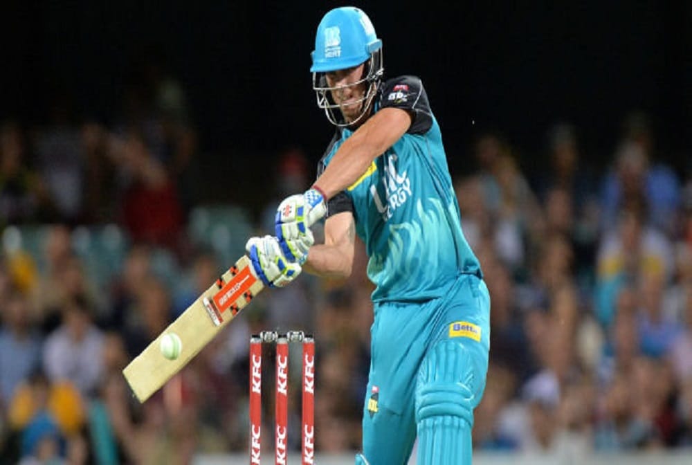 chris lynn hits 11 sixes in practice match ahead of big bash League return