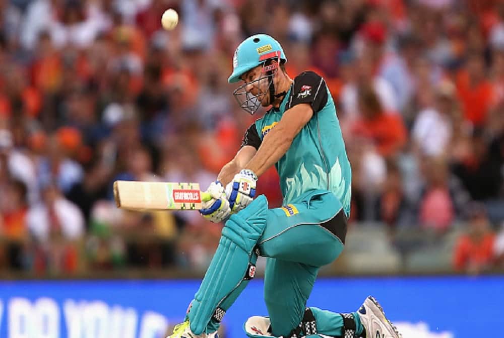 Brisbane heat chris lynn misses to score fastest ever BBL hundred scores fifty in 20 balls