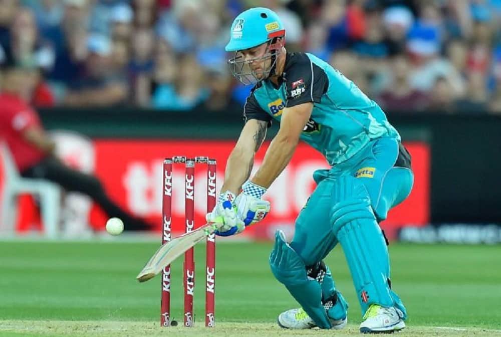 chris lynn hits 11 sixes in practice match ahead of big bash League return