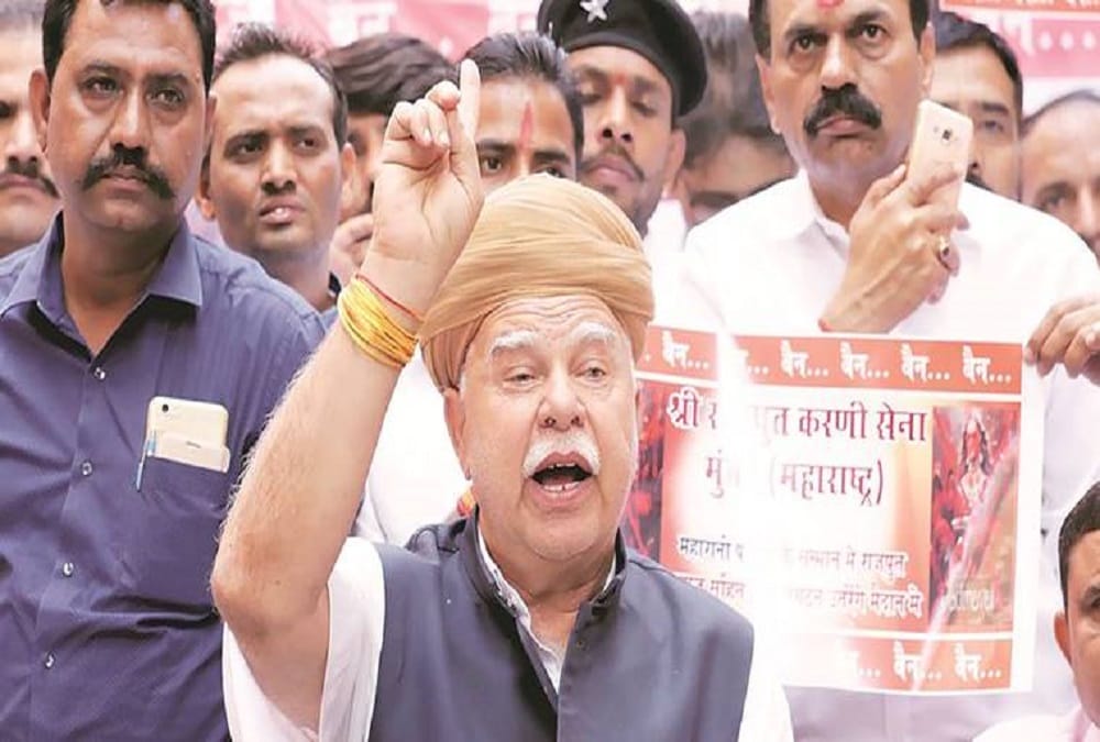 padmavat rajasthan many district effect due to karni sena protest