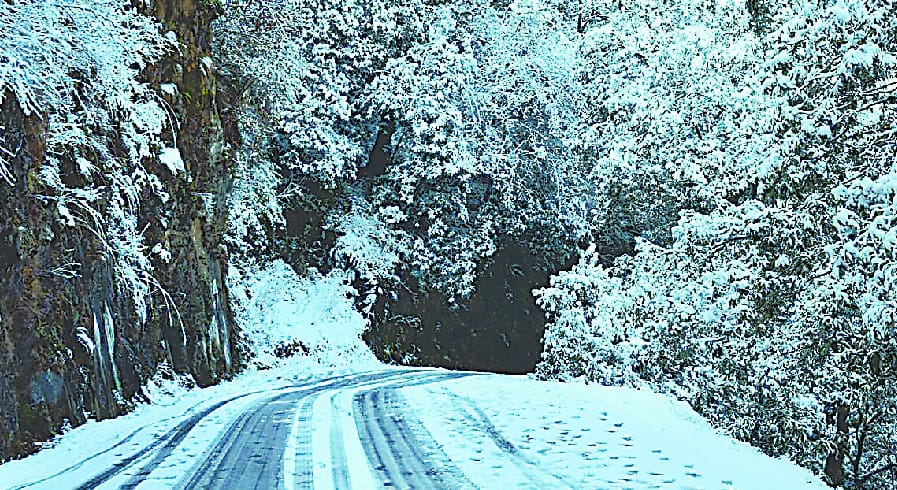The first time you see the snowfall is something else