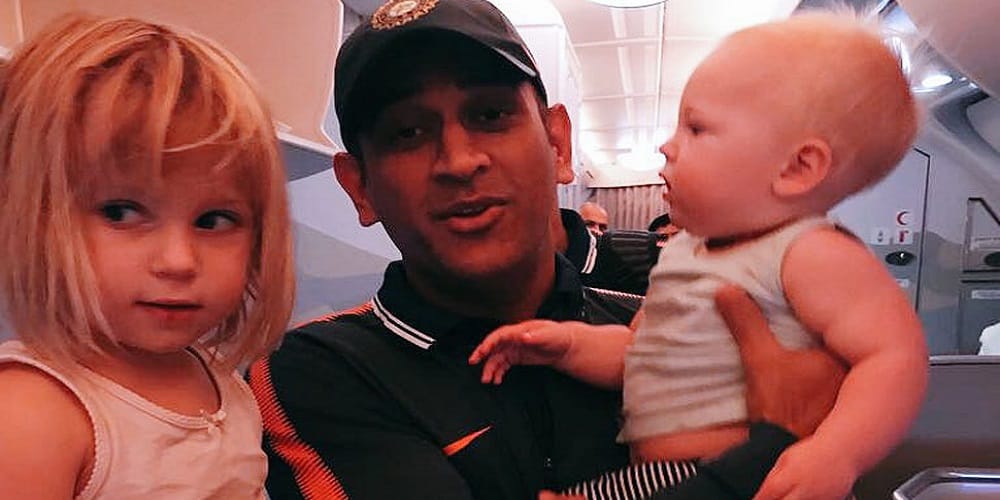 ms dhoni travels south africa with jonty rhodes kids 
