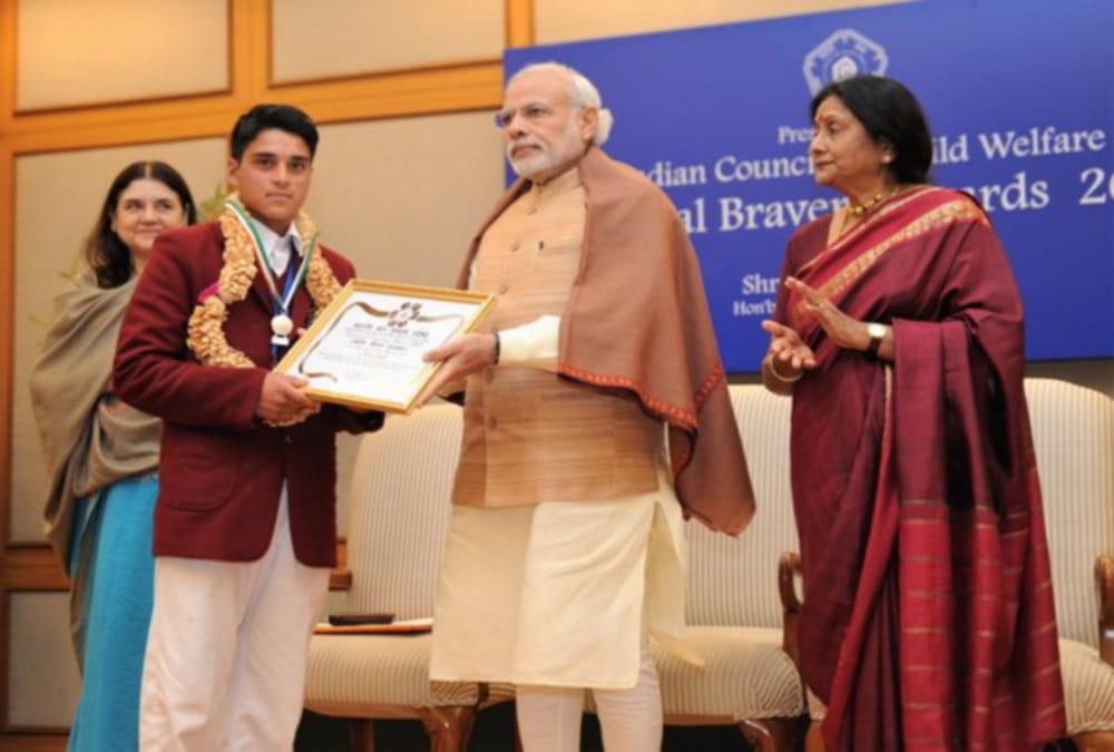 National Bravery Award winner arjun search part time job
