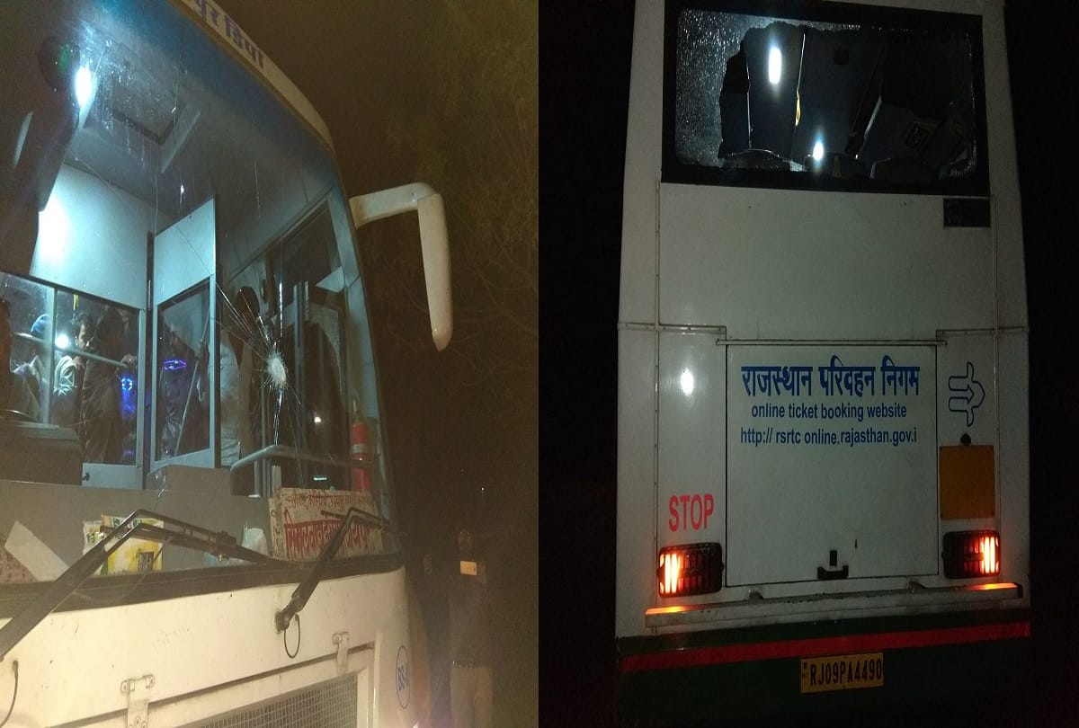 padmavat release janta curfew by karni sena today in rajasthan-buses damaged in udaipur