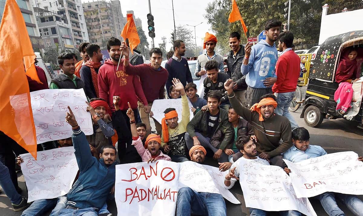 Film Padmaavat released all over amid violent protest under police protection