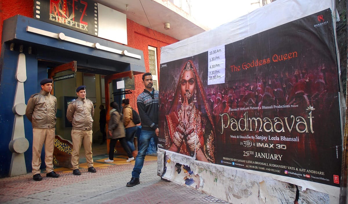 cracker found in boy pocket in theatre hall during padmaavat movie show