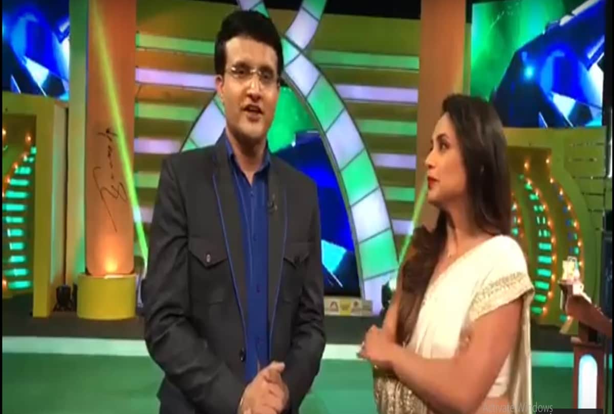 Rani Mukherjee reached Sourav Ganguly's tv show for promoting her upcoming film hichki