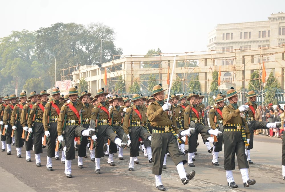 preparation for Republic Day 2018 parade