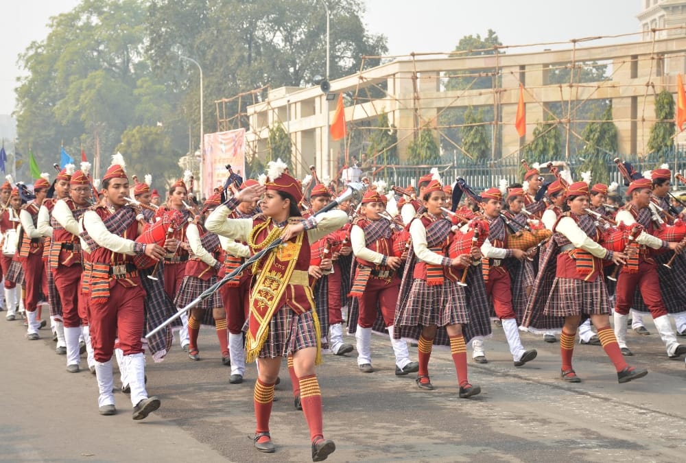 preparation for Republic Day 2018 parade