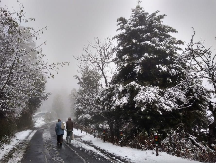 snowfall in nainital rare photos