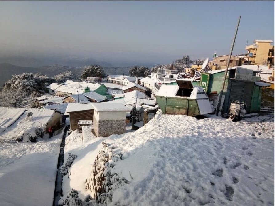 snowfall in nainital rare photos