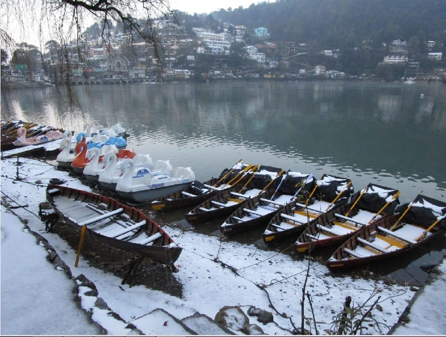 snowfall in nainital rare photos