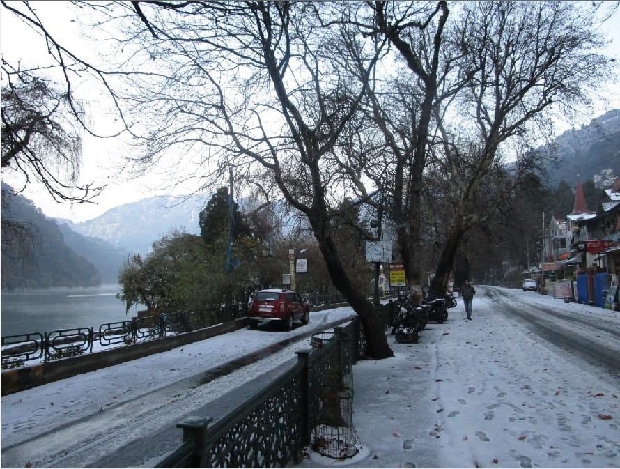 snowfall in nainital rare photos