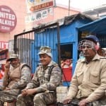 गुरुवार को युनाईटेड टॉकीज पर बड़ी संख्या में पुलिस फोर्स तैनात रही।