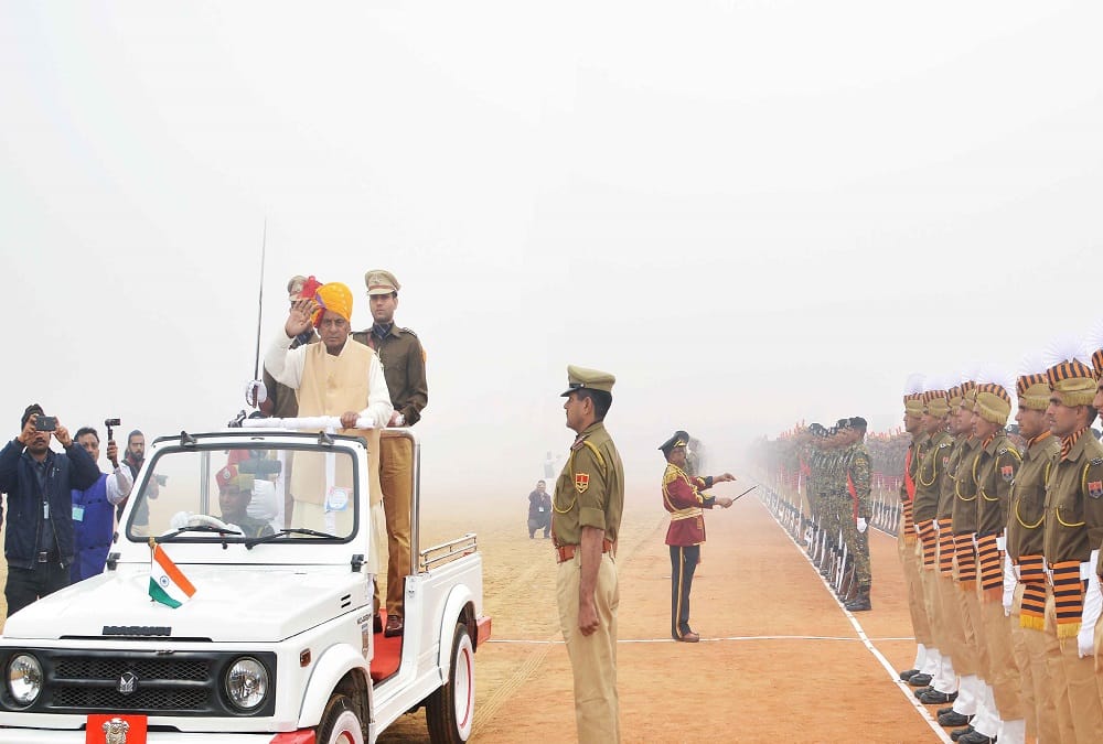 Republic day: Rajasthan Governor Kalyan Singh unfurl the tricolour in bharatpur