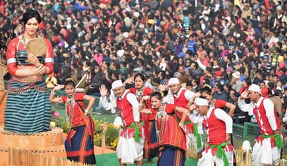 Republic day celebration rare tableau pictures and Modi with ASEAN 
