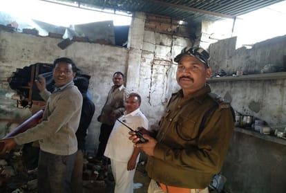 Rajasthan godown built between the residence of the Mla, a huge fire broke out in jaipur jalupura