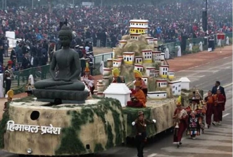 tableau of key monastery displayed in republic day parade at delhi