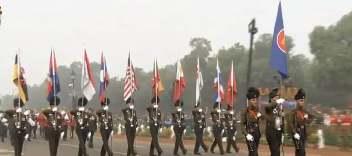  69th Republic day Parade at Rajpath where missiles and military are showing their power