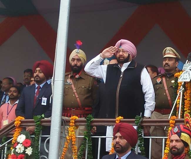 69th republic day celebration in punjab by captain amrinder singh