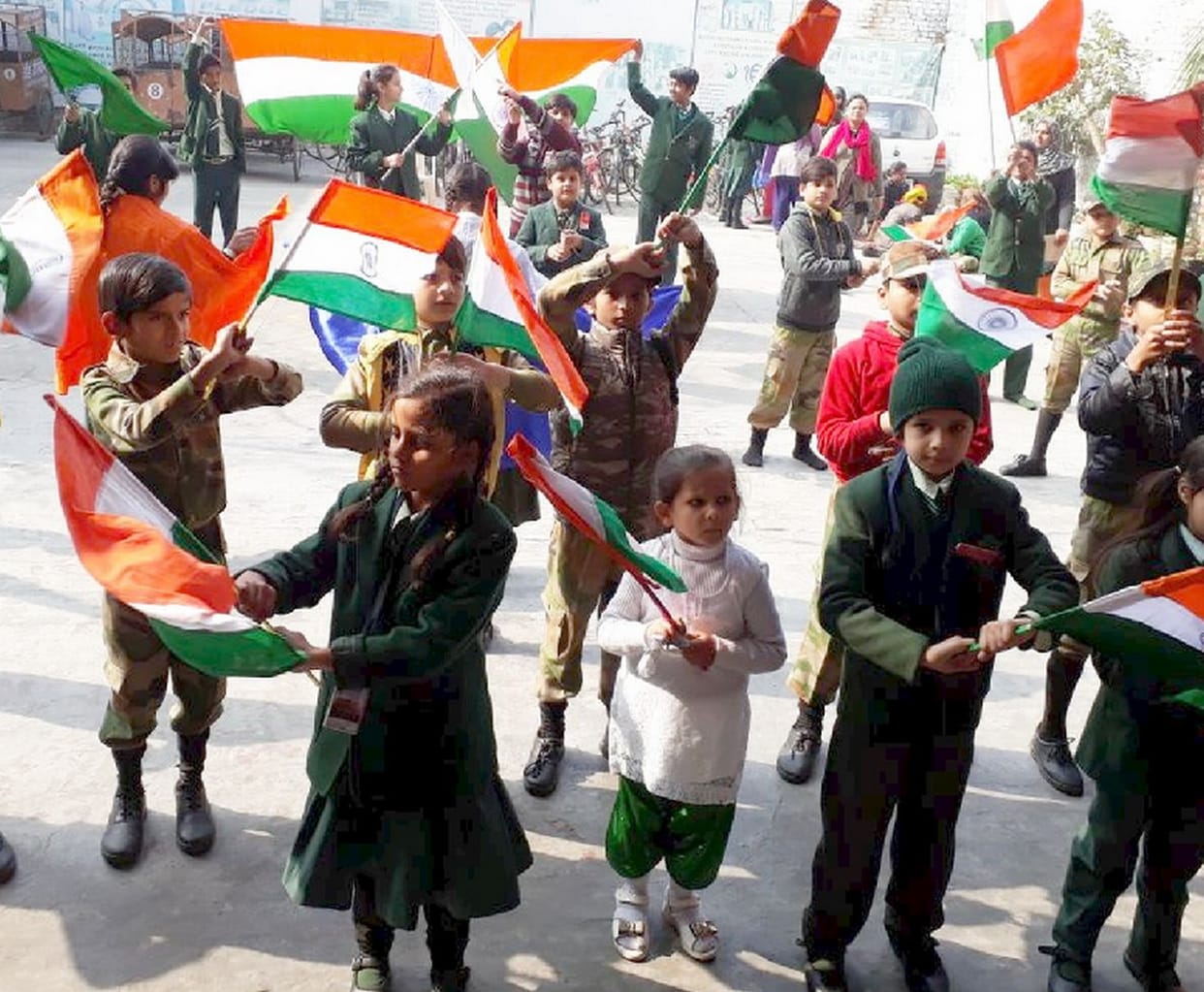Celebration on republic day 