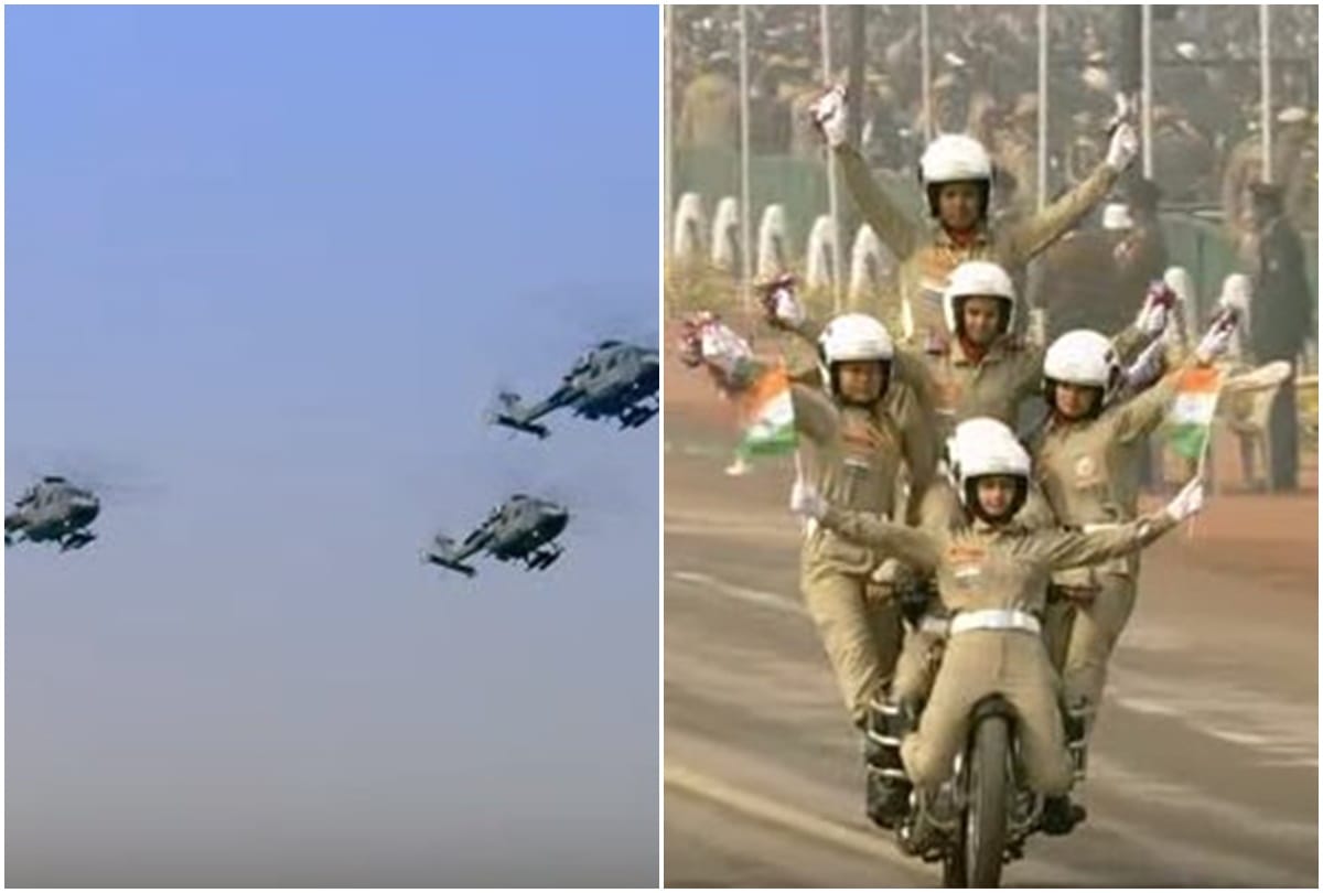 India is celebrating its 69th Repblic day today and people can see the power of army