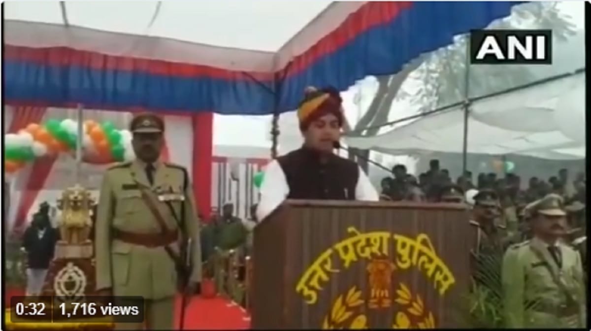  Uttar Pradesh Minister Sandeep Singh said we are celebrating India's 59th Republicday