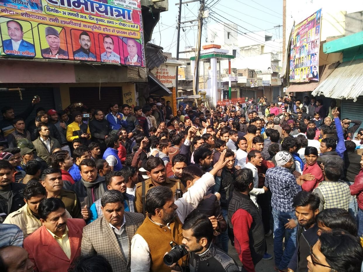 During the Republic Day ocession, two communities have clashed in Kasganj of Uttar Pradesh