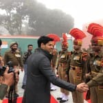 Aiyaary team Celebrated Republic Day BSF soldiers at Wagah Border