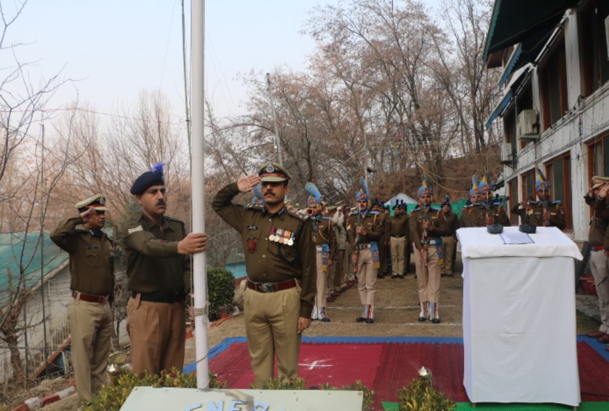 Republic Day function was organized at Srinagar sector CRPF headquarter