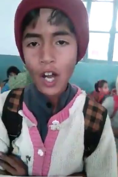 Video being viral of a student who asks for a vacation in a unique style to the teacher 