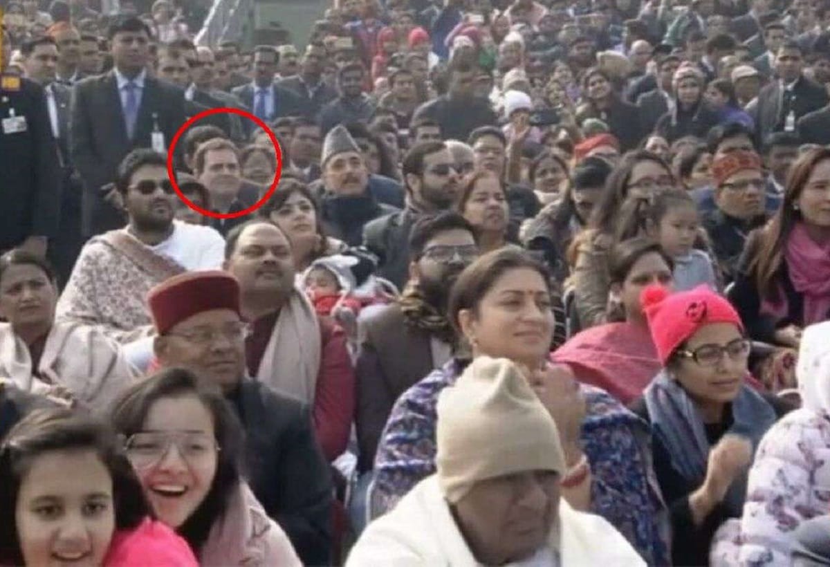 BJP slams rahul gandhi over republic day protocol of congress rule 