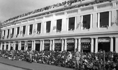 How was first Republic Day of India celebrations in 1950 made
