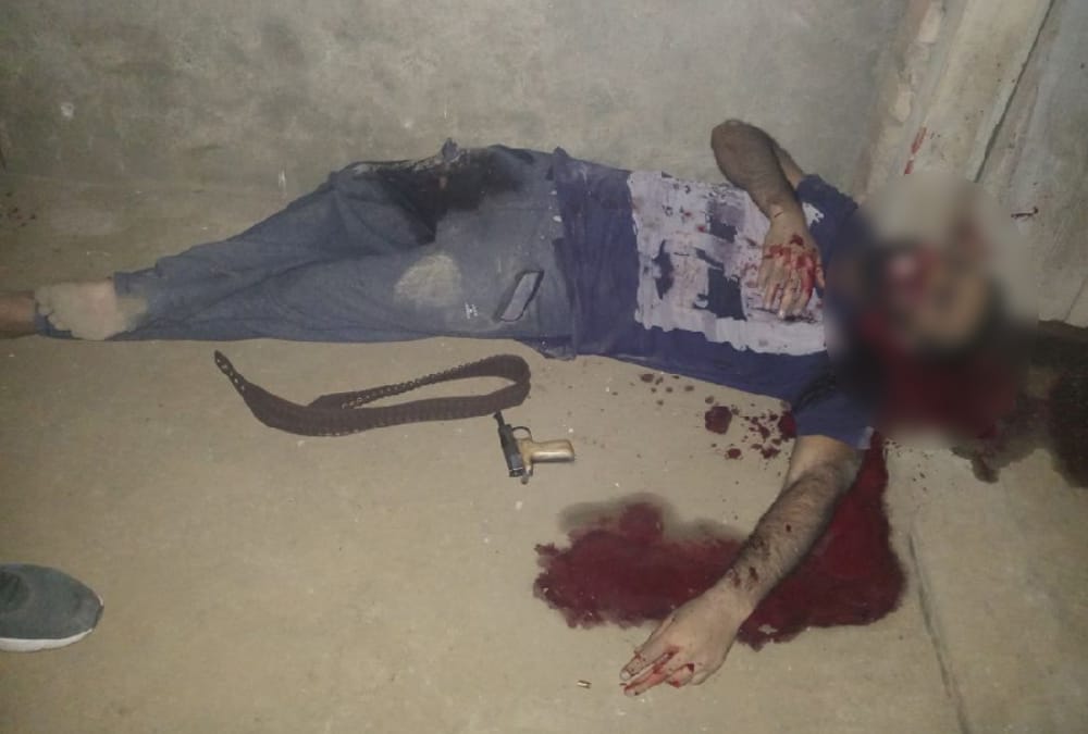 vicky gounder dead gangster encounter pics