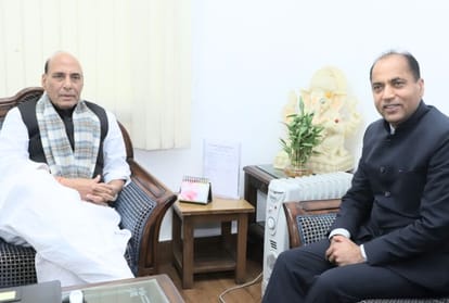  cm jairam thakur met union home minister rajnath singh at delhi