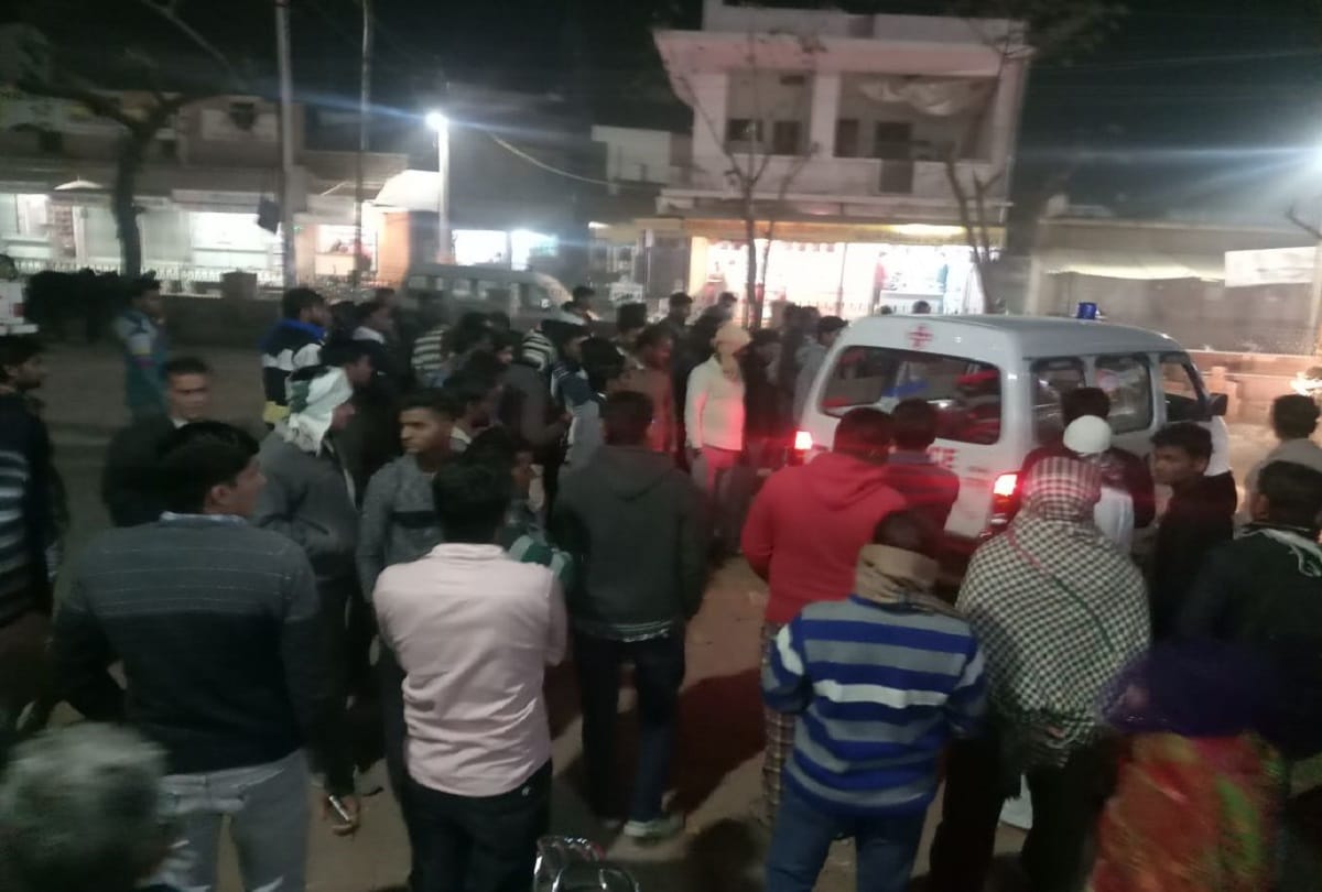 Road accident in jodhpur, two man died