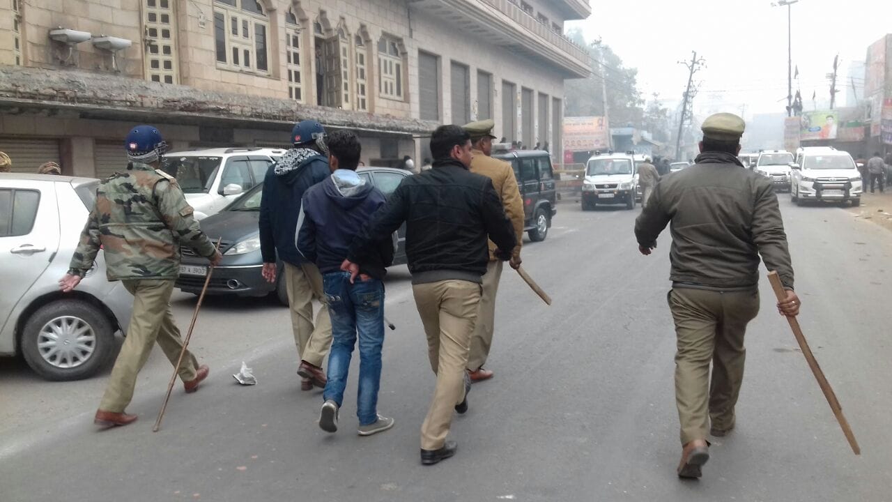 black face of kasganj district after violence 