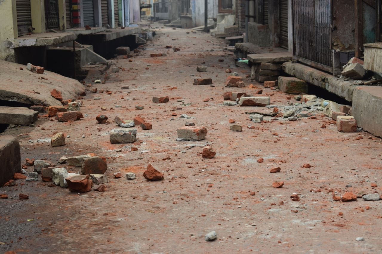 black face of kasganj district after violence 