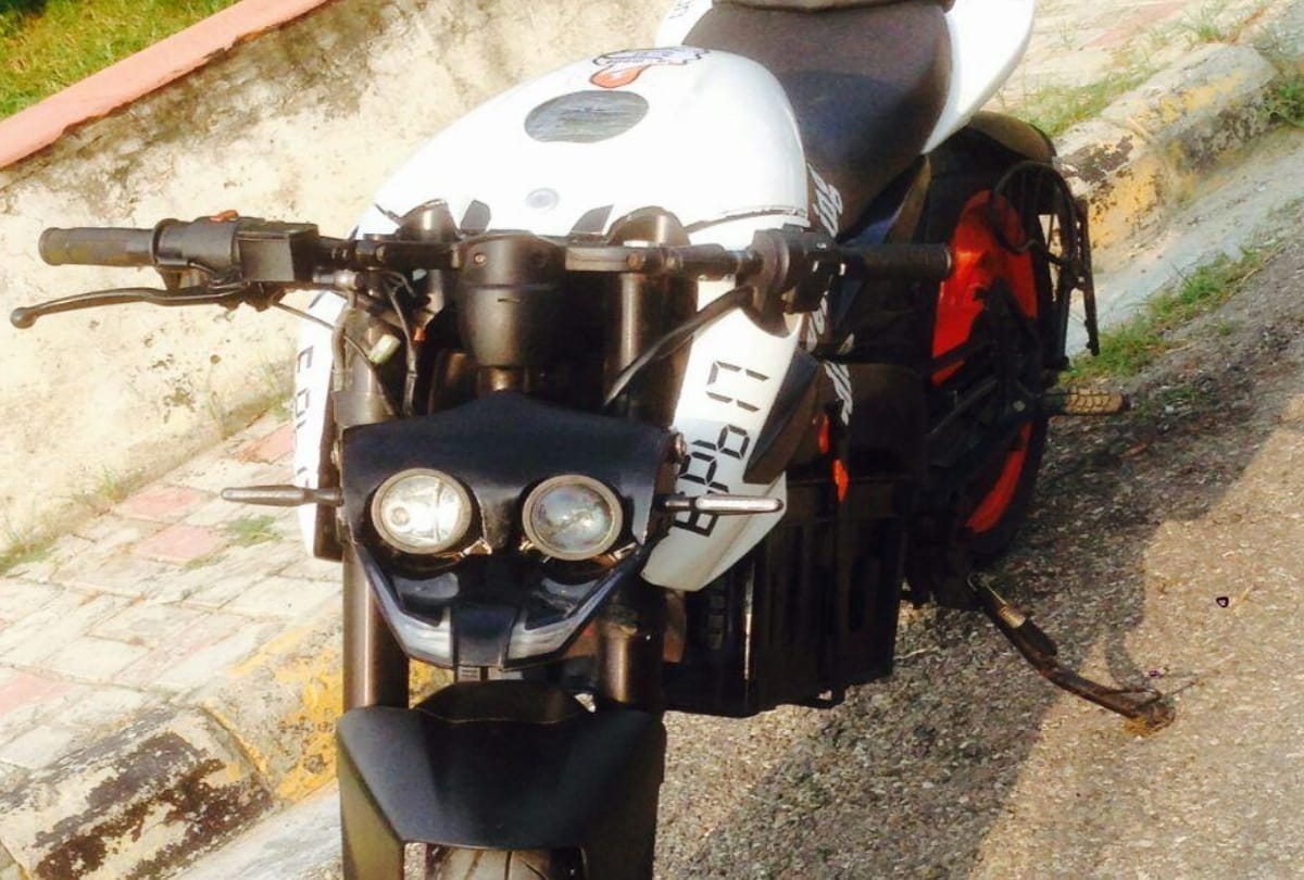 B.tech student made modi bike