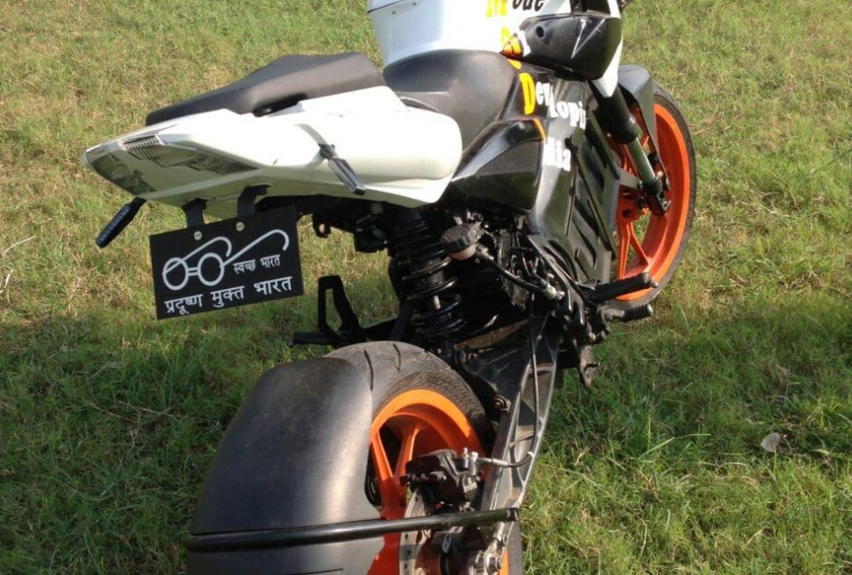 B.tech student made modi bike