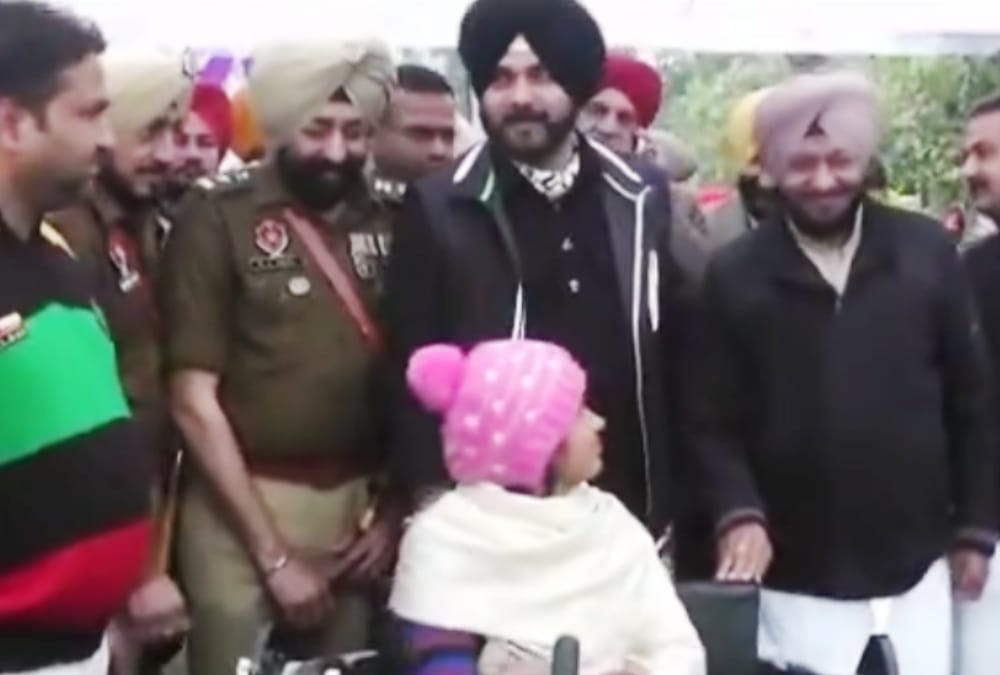 A Divyang girl asked a question from navjot singh sidhu